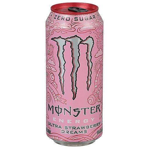 Monster Ultra Strawberry Dreams (473ml) – Central Sweet Supply