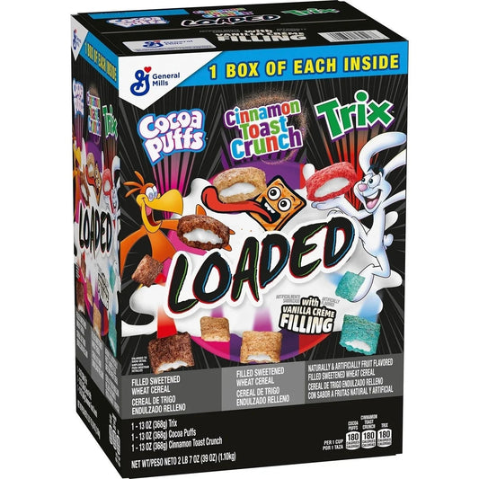 General Mills Loaded Cereal Variety Pack