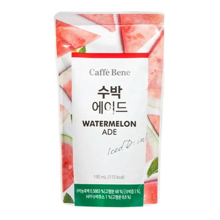 CAFFE BENE Watermelon Ade Pouch (190ml)