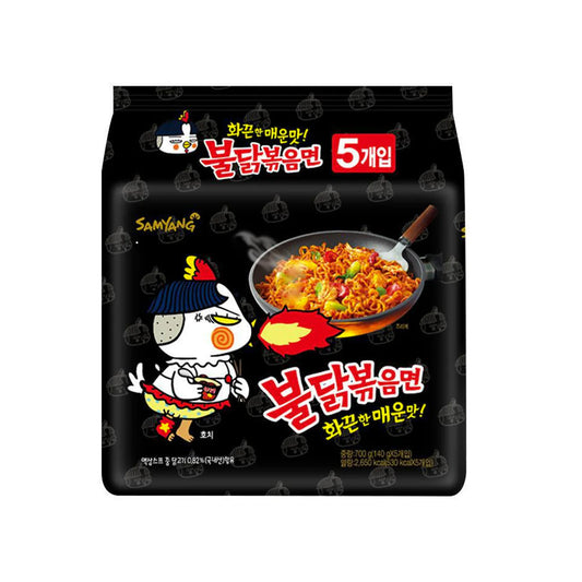 Samyang Buldak Hot Chicken Flavour Ramen (140g) (5 Pack)