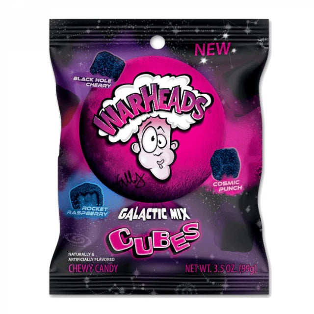 WarHeads Galactic Mix Cubes (99g)