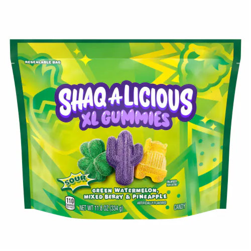 SHAQ-A-LICIOUS XL GUMMIES Sour Flavor Candy (334g)