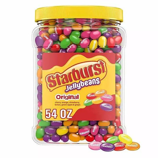 Starburst Jelly Beans 54oz XL Resealable Tub