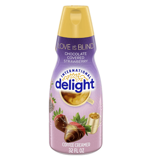 International Delight 'Love Is Blind' Chocolate Coated Strawberries Coffee Creamer (32oz)