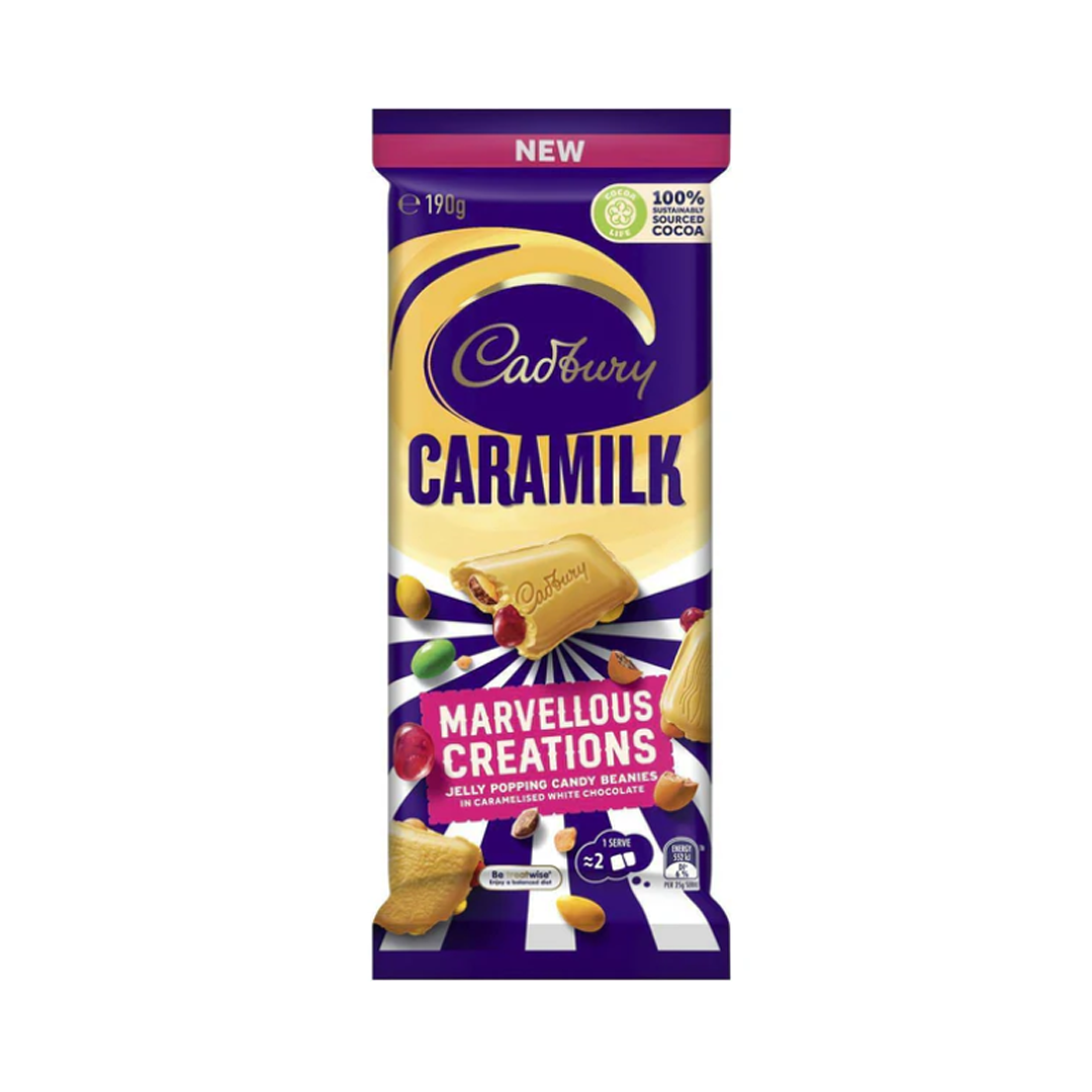Cadbury Marvellous Creations Jelly Popping Candy (190g) (Australia)