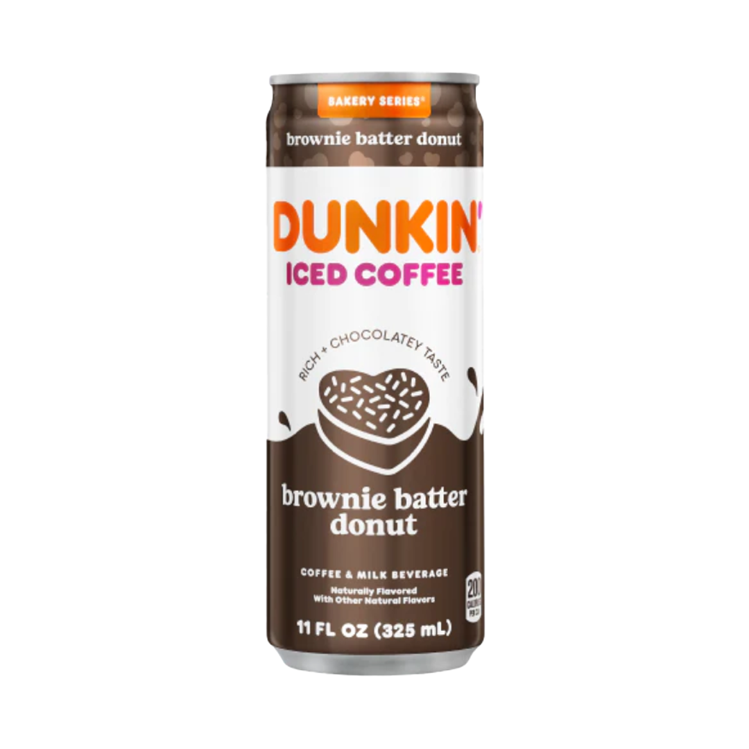 Dunkin’ Iced Coffee Brownie Batter Donut (325ml)