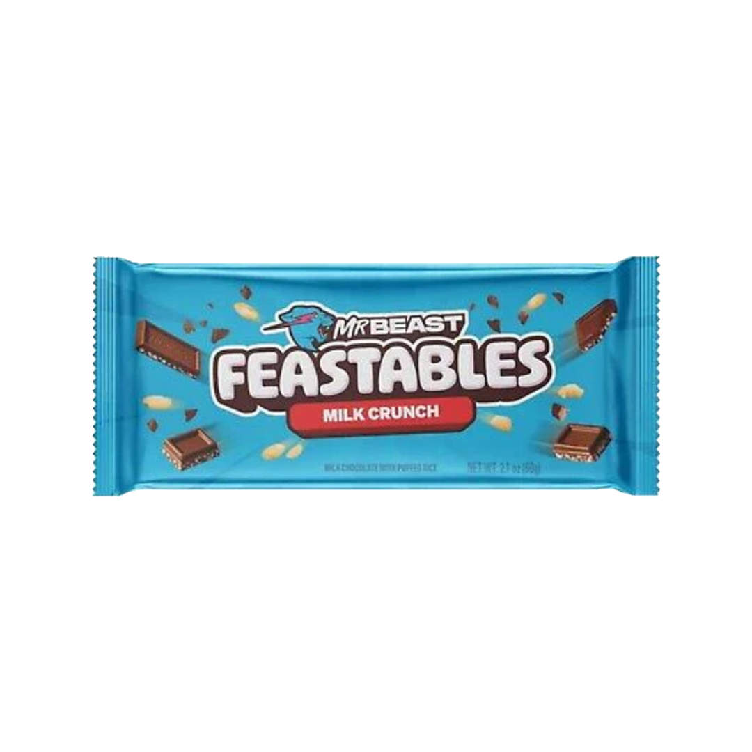 Feastables Milk Crunch New Packaging (60g) (USA)