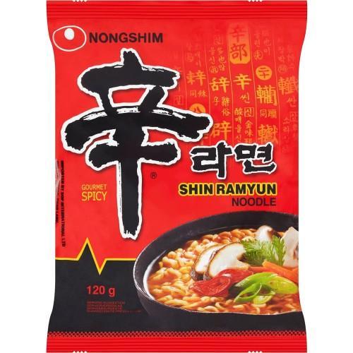 Nongshim Shin Ramyun Gourmet Spicy Instant Noodle Soup (120g)